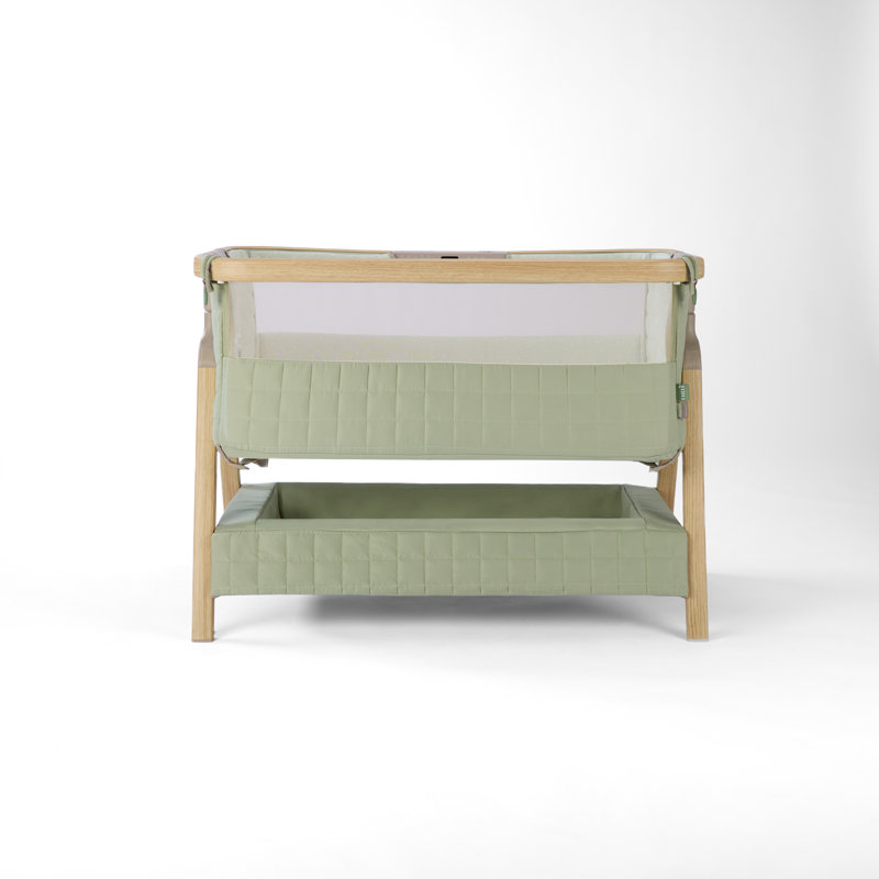 Cozee Sense Bedside Crib - Soft Walnut / Cocoa, Drifted Oak / Eucalyptus
