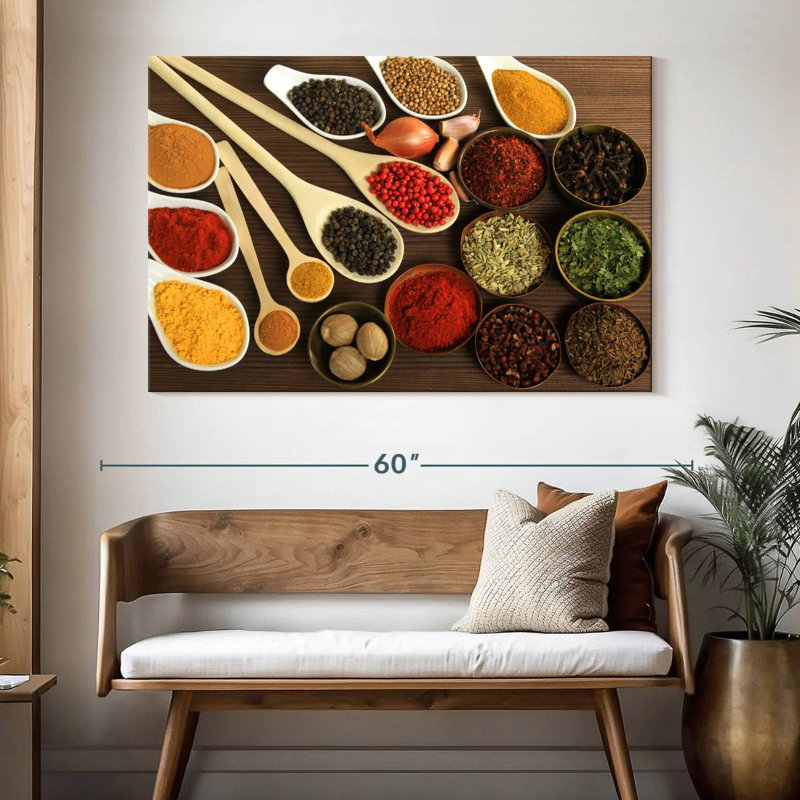 Yarlin Spice Collection, 34" H x 51" W
