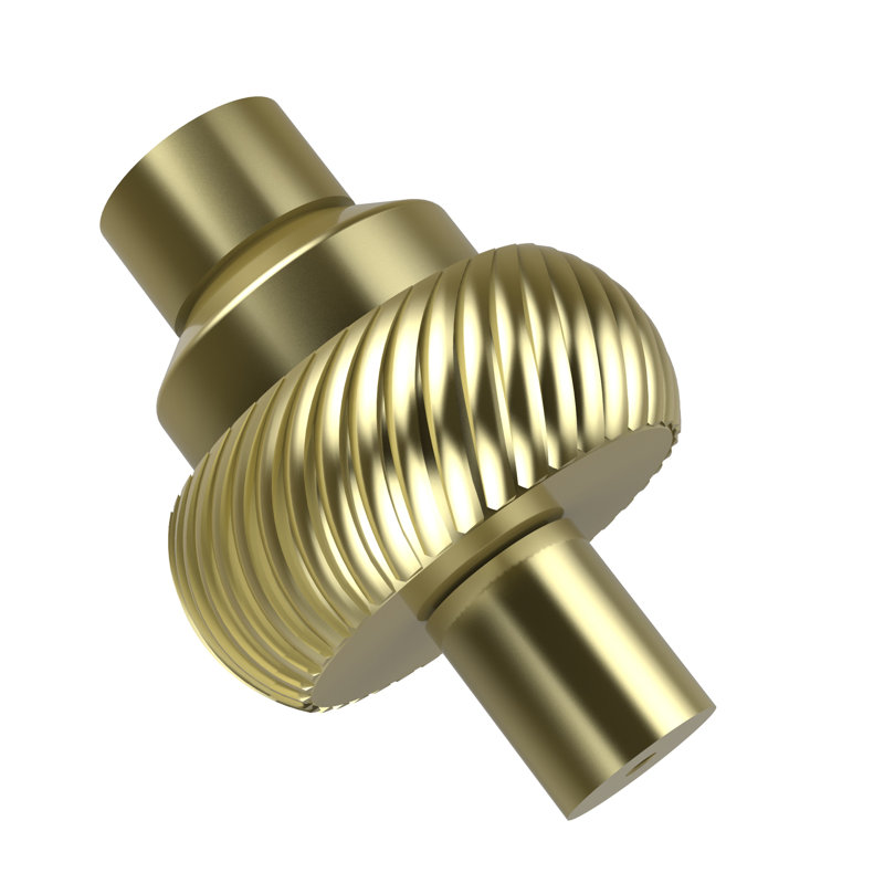 Poignée fantaisie 1 3/4", Laiton satiné