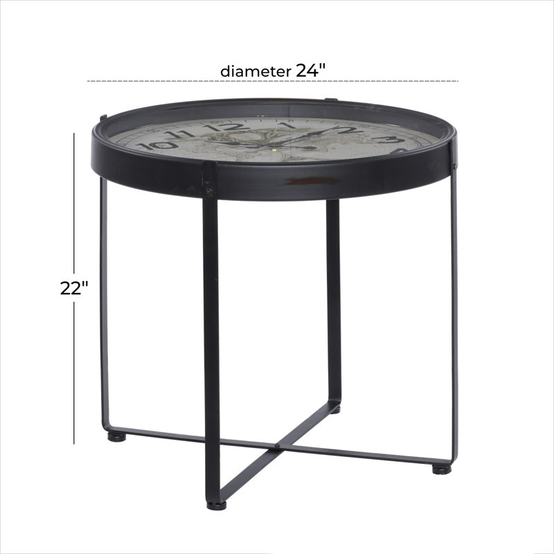 Table de bout en fer