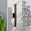 Applique murale d'extérieur à DEL intégrée 2 lumières Anabrenda