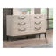 Commode de chambre à coucher contemporaine 1pc