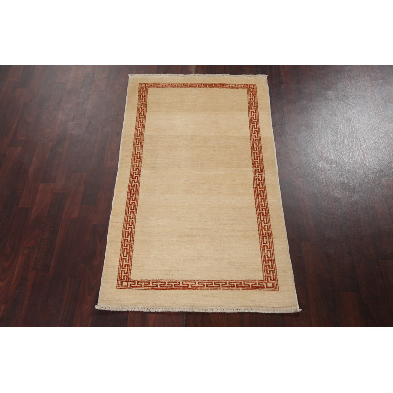 Tapis oriental Jaffe Gabbeh Kashkoli noué à la main 3 x 5