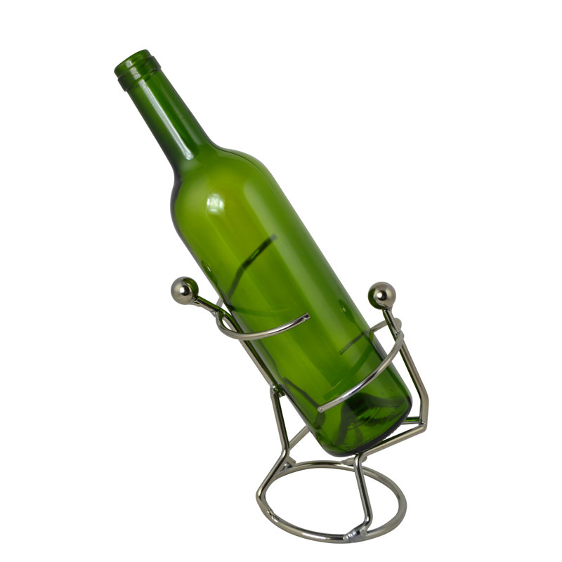 Couple Holding Bottle Wine Rack