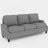 Modern 3 Piece Living Room Sofa Sets With Sectional Couch, Loveseat And Armchair, Ideal For Apartment Comfort And Style