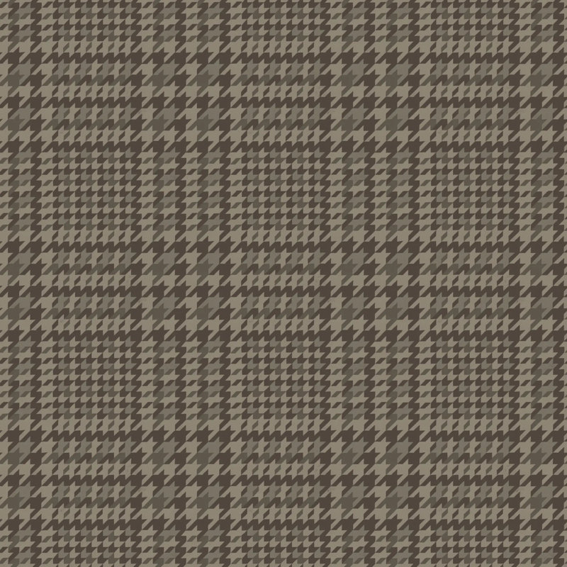 Houndstooth Glen, Mocha, Peel & Stick