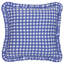 Maude Gingham Cotton Piped Cushion-121727633-103878144
