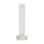 Kelly Wearstler Volver 1-light Small Table Lamp in White Marble with Clear Etched Glass shade-952417712