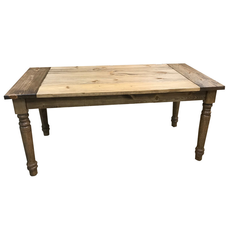 Pichardo Pine Solid Wood Dining Table, 30" H x 66" L x 34" W