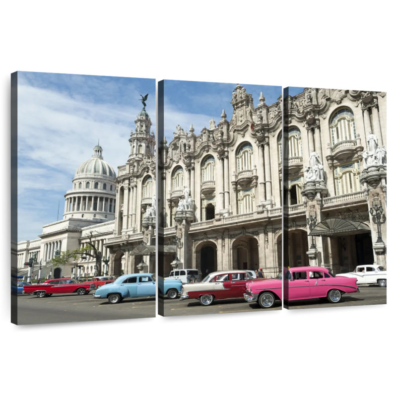 Syd Prado Street Cars, 32" H x 50" W