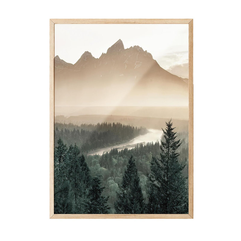 Peinture décorative encadrée