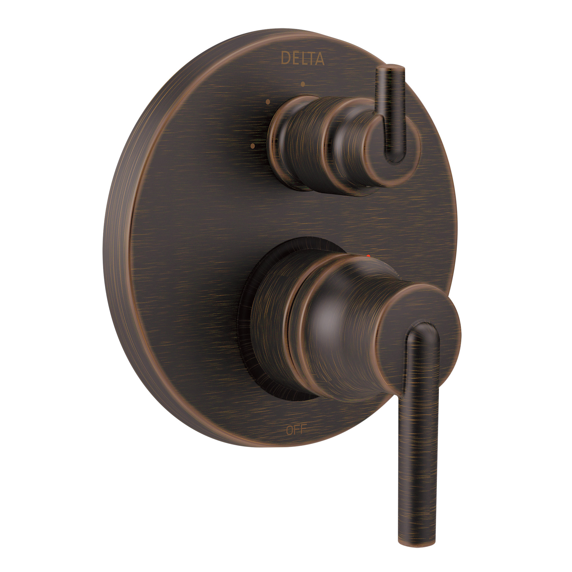 Trinsic 14 Series 3-Setting Shower Handle Diverter Trim Kit, Integrated Diverter Valve Trim Kit, Venetian Bronze