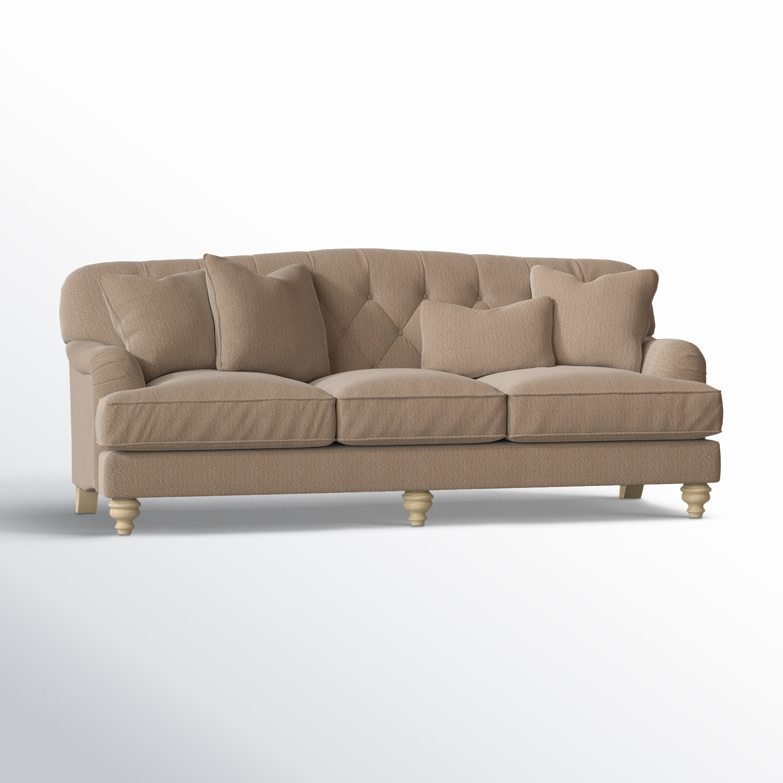 Sullivan 90'' Upholstered Sofa, Beantown 10 Sand Performance Chenille, Manhattan, Yes