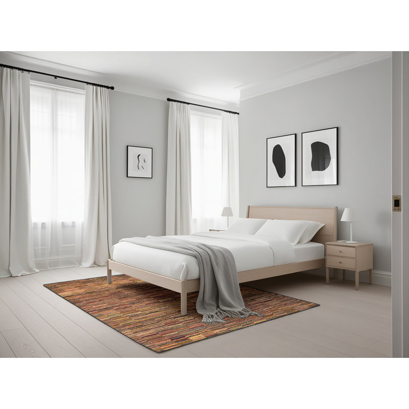 Tapis abstrait moderne 4964, Rectangle 5 pi x 7 pi