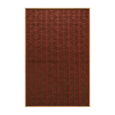 Machine Washable Trellis Brown Area Rug