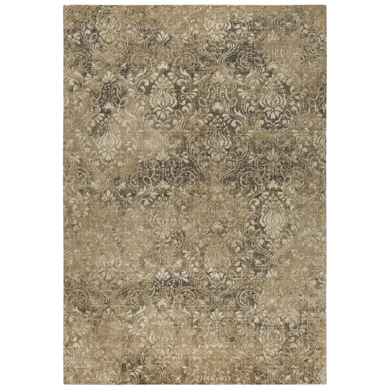 Thora Wool Floral Indoor Rug, Rectangle 3' x 5'