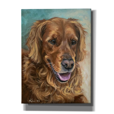 «Dogs Golden Retriever» par Lindsay Kivi, art mural sur toile