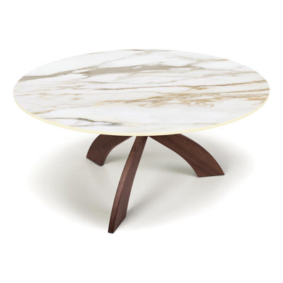 Entwine Chat Tables - Round Sintered Stone Top Table
