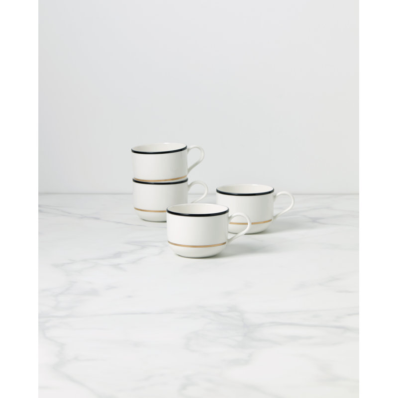 Make It Pop Porcelain Teacup, White