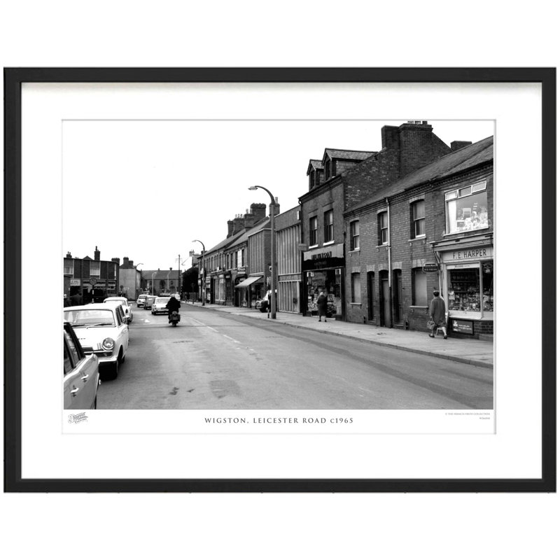 Wigston, Leicester Road C1965 - Single Picture Frame Print, 63.3cm H x 83.5cm W x 2.3cm D