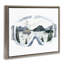 «Ski Mountain Reflection in Goggles Grain», art mural sur toile flottante par Ziwei Li-1795217545-1801360382