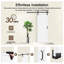 Porte de grange coulissante apprêtée en panneau de bois manufacturé blanc 96 po x l 24 po avec quincaillerie d'installation (aucun assemblage requis)-101957399-131075077