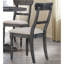 Ensemble de 2 chaises de salle à manger avec coussins de siège rembourrés seulement, sans les tables