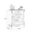 Commodes et commodes rectangulaires blanches en bois massif