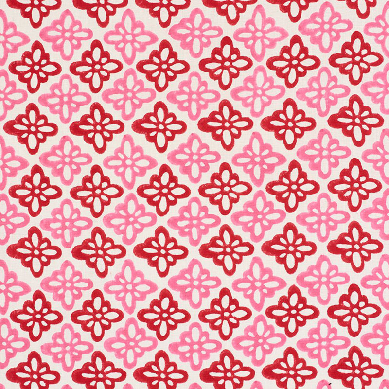 Tissu Schumacher x Molly Mahon, Rose