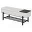 Banc de rangement rembourré avec tablette inférieure-1069356980
