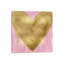 Big Hearted Gold 1 Piece Wall Art on Canvas-1685584321-1685584324
