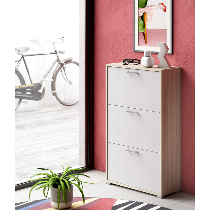 Flip Down Shoe Storage, Brown