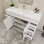 Ensemble de meuble-lavabo simple 59 "avec tiroirs et portes-70381274