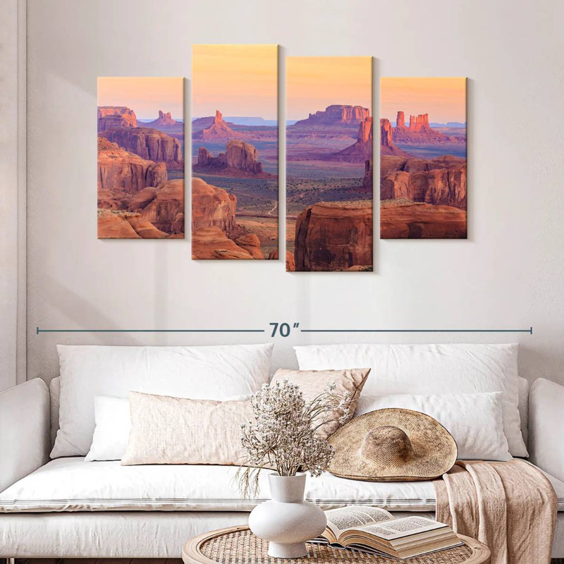 Paysage d'Alvord Monument Valley, H 32 po x l 52 po