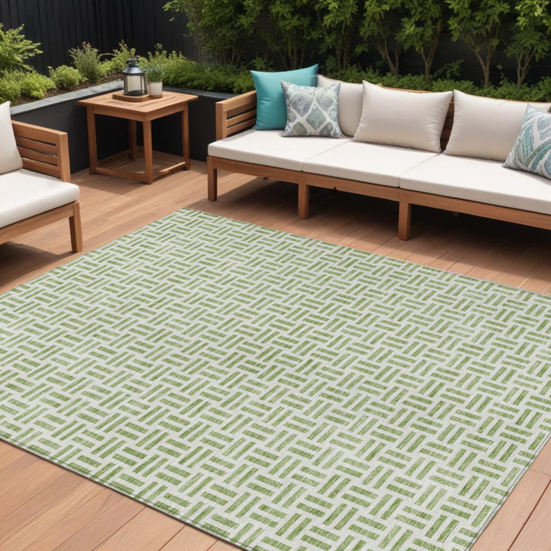 Tapis intérieur / extérieur 8 pi x 10 pi Sage