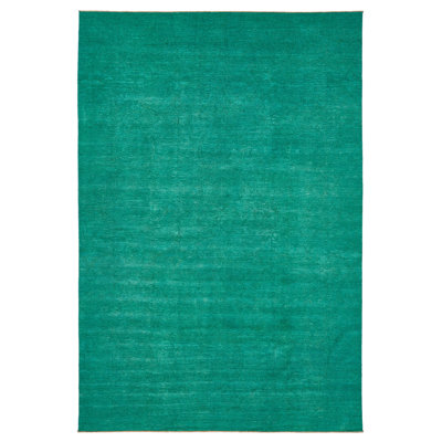 Green Samsara Wool Rug - 9'7" x 14'6"