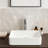 Eleen 19" X 15" X 5" White Rectangle Ceramic Countertop Bathroom Vanity Vessel Sink