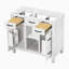 Base de meuble-lavabo simple 35,51 po seulement-99379650