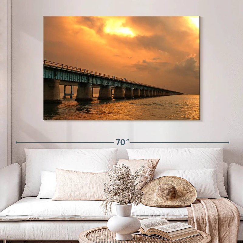 Lilie Seven Mile Bridge Sunset Sky