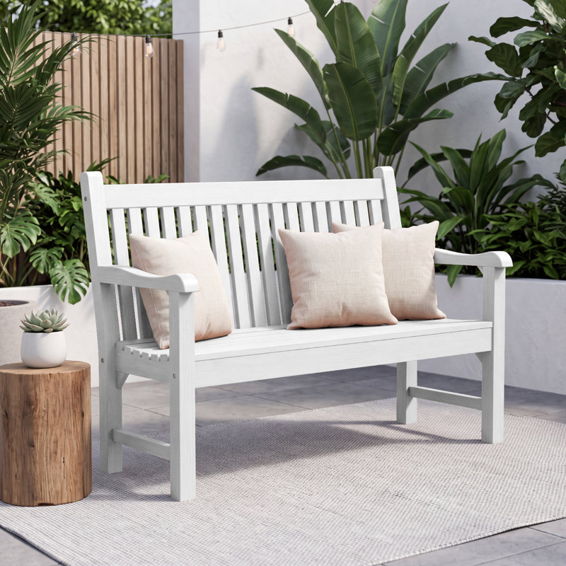 Banc d'extérieur 48 po x 48 po HiPS, Blanc