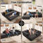 Canapé modulaire Nathasa 2 pièces sans assemblage avec compression, canapé désossé à revêtement libre avec méridienne en L, canapé modulaire à assise profonde pour le salon et la chambre à coucher-226497952-216910385