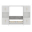 Grand lit escamotable avec 2 armoires de rangement, lit mural peu encombrant pour salle polyvalente-131766416-146662865