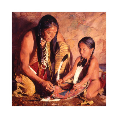 Thunderbird Shield By David Mann - Wrapped Canvas Painting by David Mann - Wrapped Canvas Painting