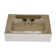 Logmey 16.5'' Ceramic Rectangular Bathroom Sink with Overflow