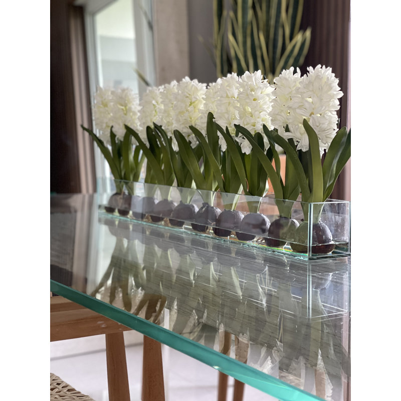 Hyancinths Floral Arrangement in Planter