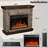 Chaitra 36.2'' W Electric Fireplace & Mantel Package-67010581