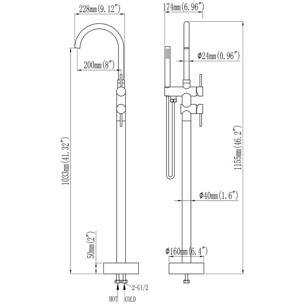 Dimensions du produit