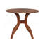 Table de salle à manger ronde en noyer de 39,4 po - Pieds traditionnels en bois massif, élégance intemporelle, point focal idéal pour les réunions de famille