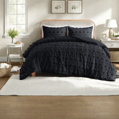 Hypoallergenic Bedding Sets, Polyester Comforter With Clip Jacquard Design, Home Relaxation
