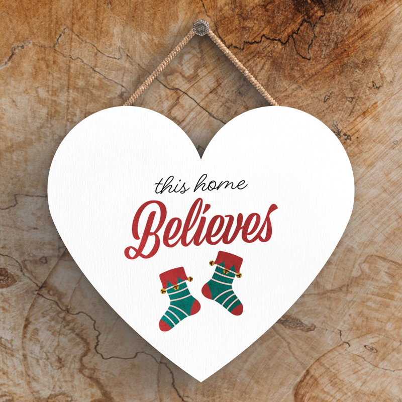 Christmas Decorative Accent, 10cm H x 9cm W x 0.5cm D